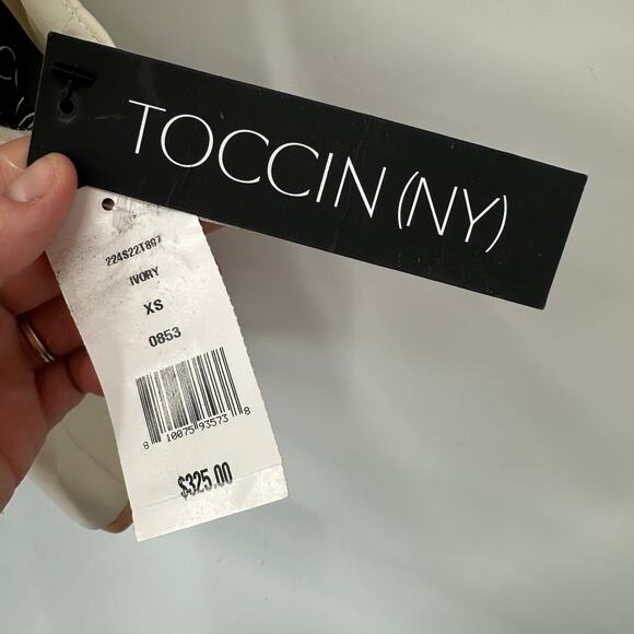 TOCCIN NY NWT Ivory Thong Bodysuit // XS - Picture 5 of 9